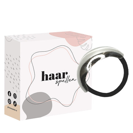 Haarspullen Zilveren Haar Elastiek