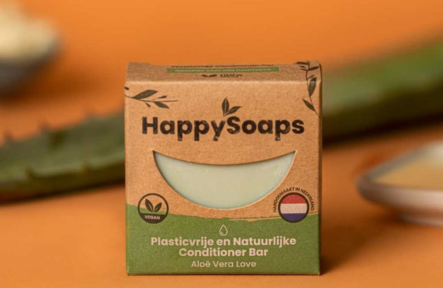 HappySoaps Aloë Vera Love Conditioner Bar - 65g.