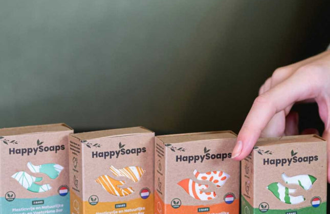 HappySoaps Aloe You Vera Much Hand- en Voetcrème Bar - 40gr