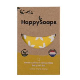 HappySoaps Body Oil Bar Exotic Ylang Ylang  - 70g