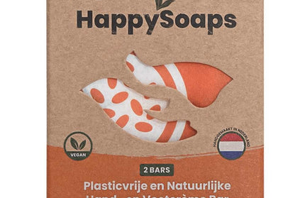 HappySoaps Fruitful Passion Hand- en Voetcrème Bar - 40gr