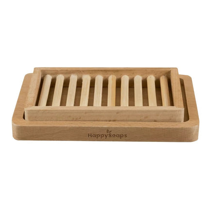 HappySoaps Houten Uitlekbakje Afwaszeep
