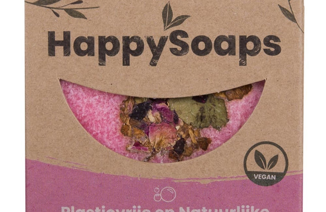 HappySoaps La Vie en Rose Shampoo Bar - 70g.