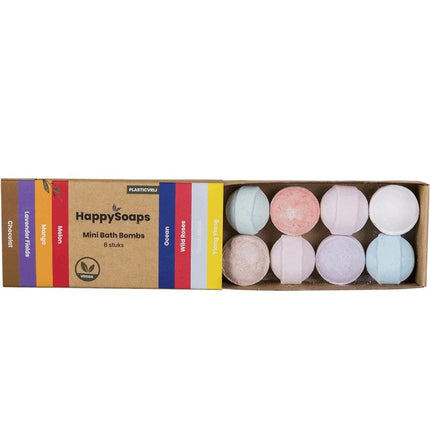 HappySoaps Mini Bath Bombs Herbal Sweets - 8st