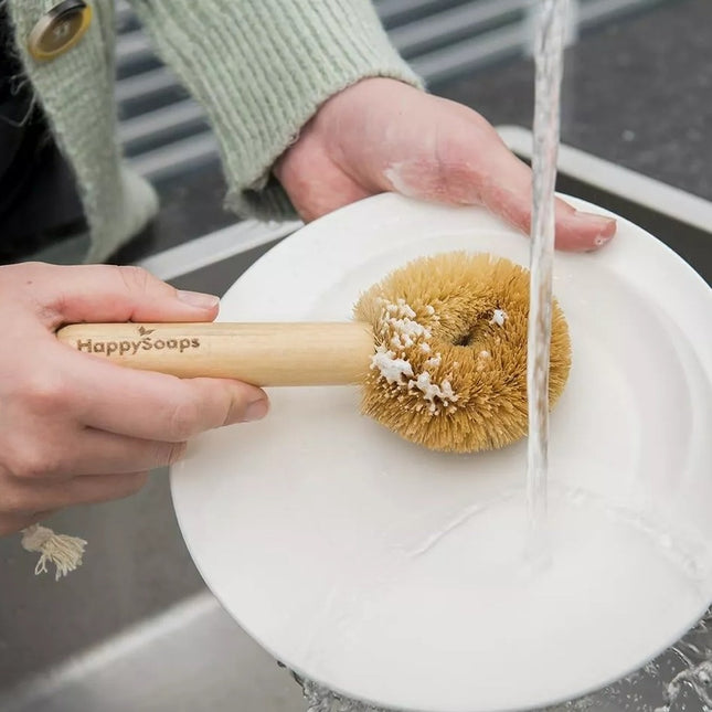 HappySoaps Plasticvrije Afwasborstel van Kokos