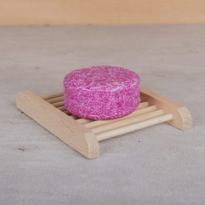HappySoaps Shampoo Bar & Zeep Houder - Licht Hout