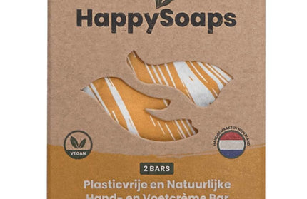 HappySoaps Soft Argan Hand- en Voetcrème Bar - 40gr