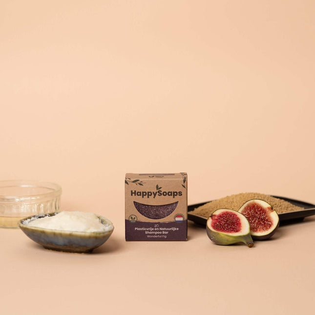 HappySoaps Wonderful Fig Shampoo Bar - 70g