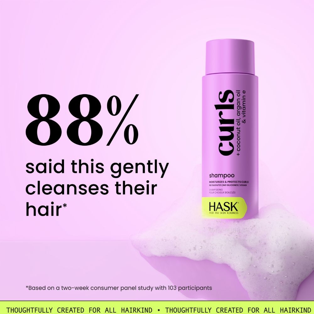 HASK Curls + Argan, Coconut & Vitamin E Oils Defining Cream - 198ml