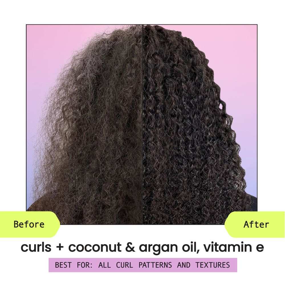HASK Curls + Argan, Coconut & Vitamin E Oils Shampoo - 473ml