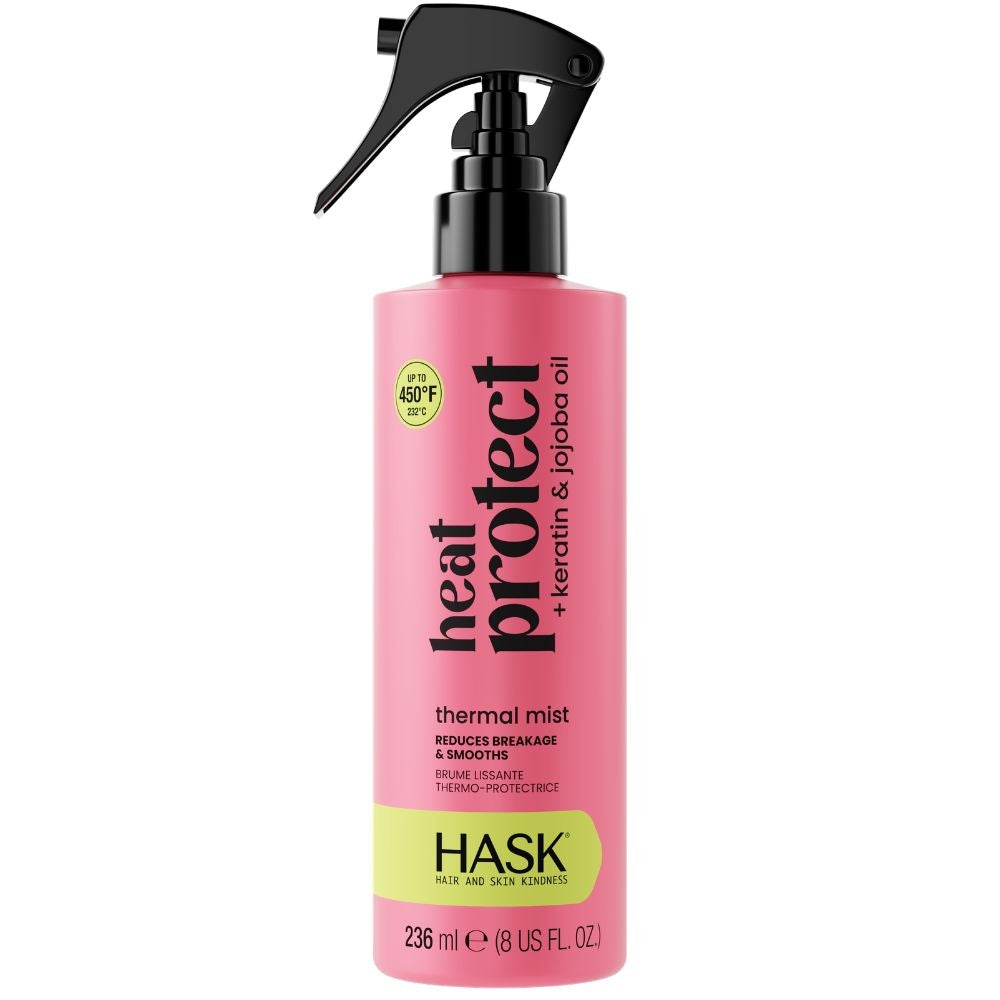 HASK Heat Protect + Keratin & Jojoba Oil Thermal Mist - 236ml