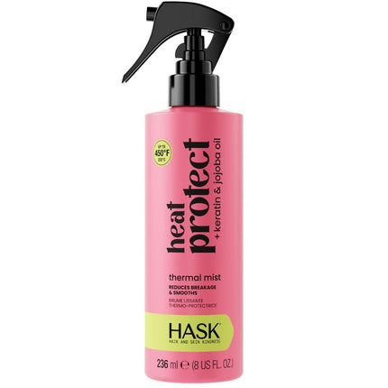 HASK Heat Protect + Keratin & Jojoba Oil Thermal Mist - 236ml