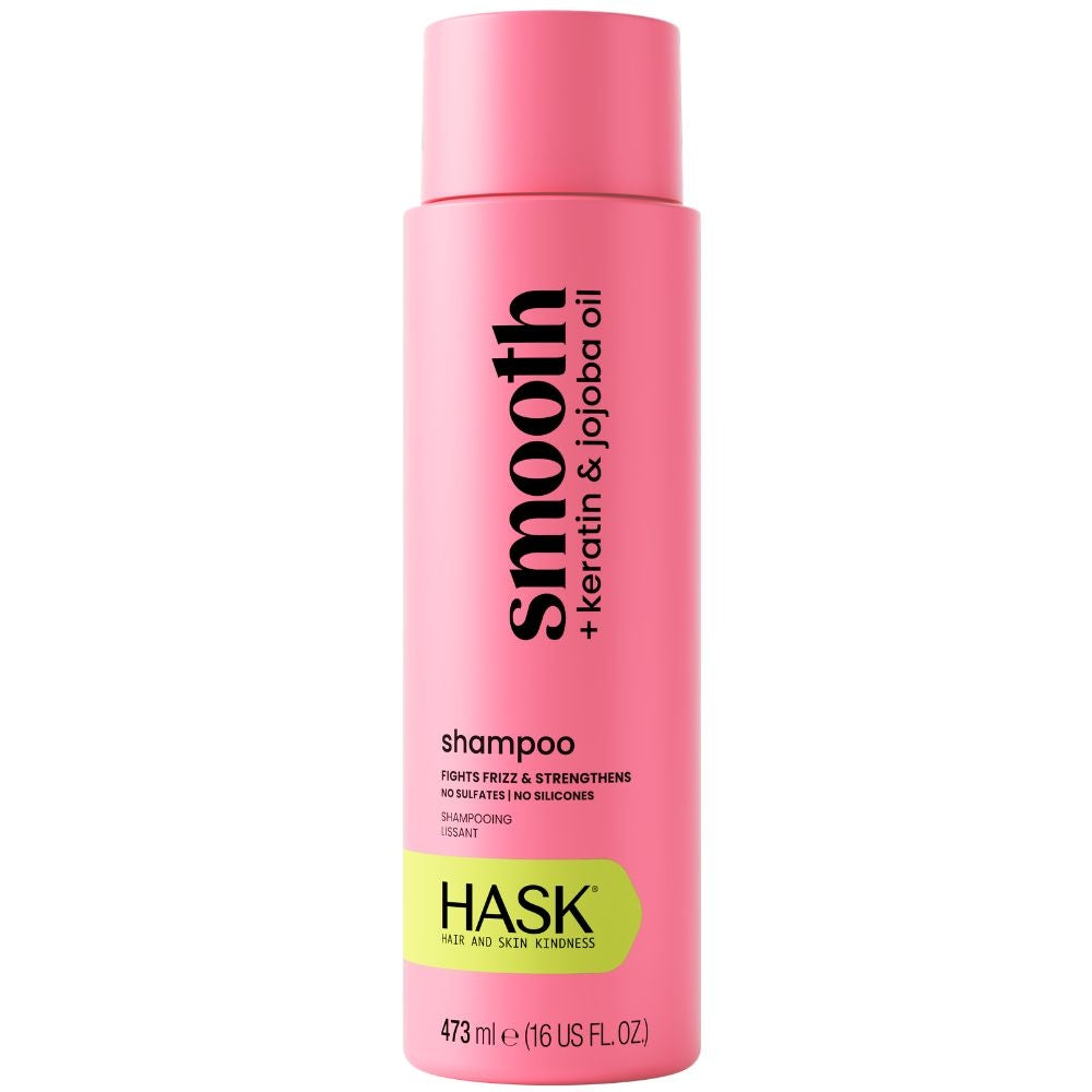 HASK Smooth + Keratin & Jojoba Oil Shampoo - 473ml