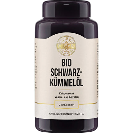 I Like It Clean Bio Zwarte Komijnolie 500mg - 240st