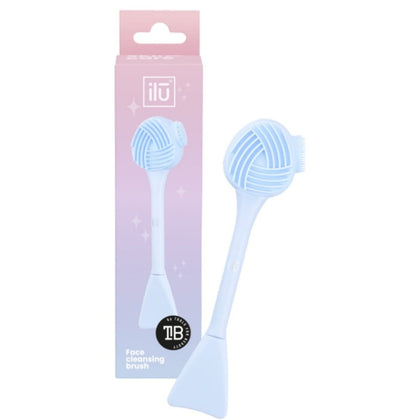 ilu Silicone Face Cleansing Brush Multi-Textured - Blue