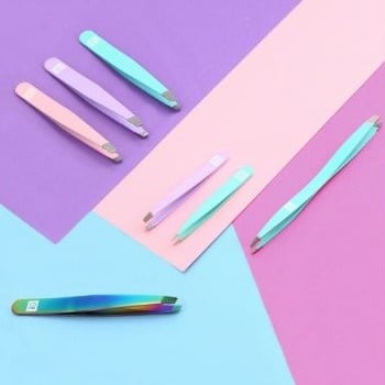 ilu Slant Tweezers - Roze