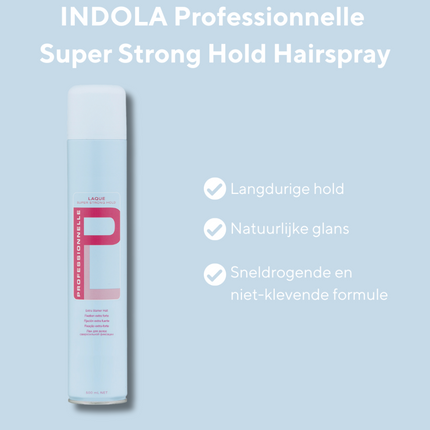 Indola Professionnelle Super Strong Hold Laque - 500ml
