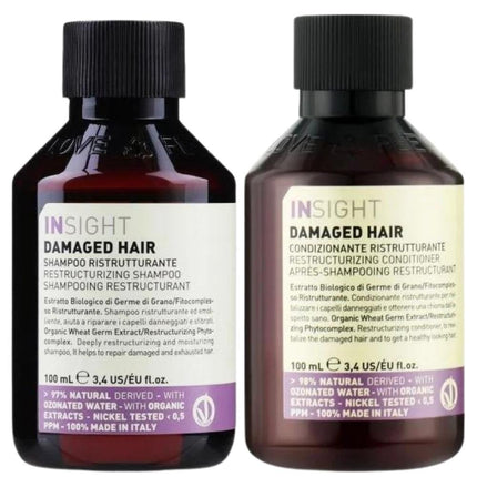 Insight Damaged Hair Restructurizing Travelsize Set - 2x100ml