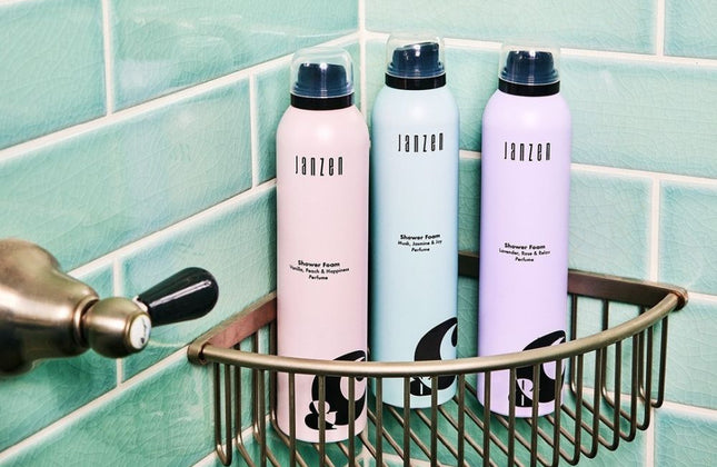 Janzen &C Shower Foam Vanilla Peach & Happiness - 200ml