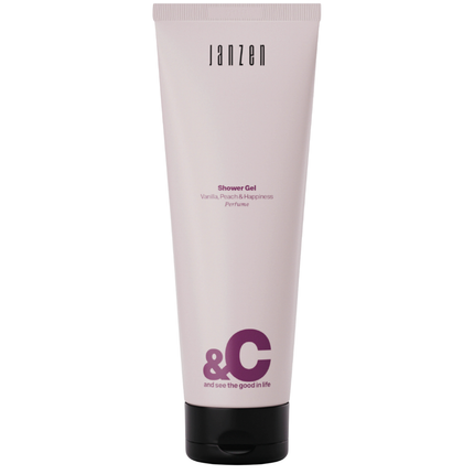 Janzen Shower Gel &C Vanilla Peach & Happiness - 250ml
