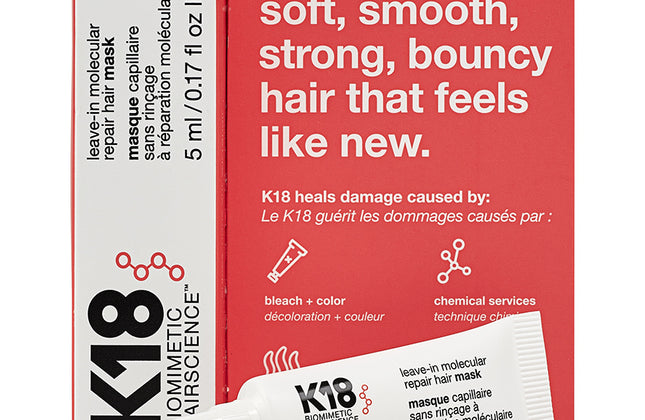 K18 Leave-In Molecular Repair Hair Mask - 5ml