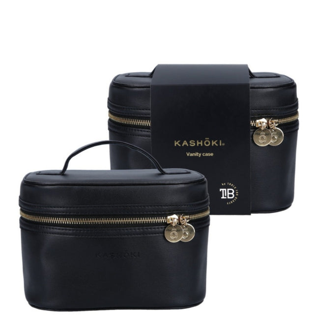 KASHŌKI Vanity Case Vegan Leather - Black