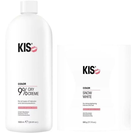 KIS Bleach & Developer Set - 1000ml+500gr