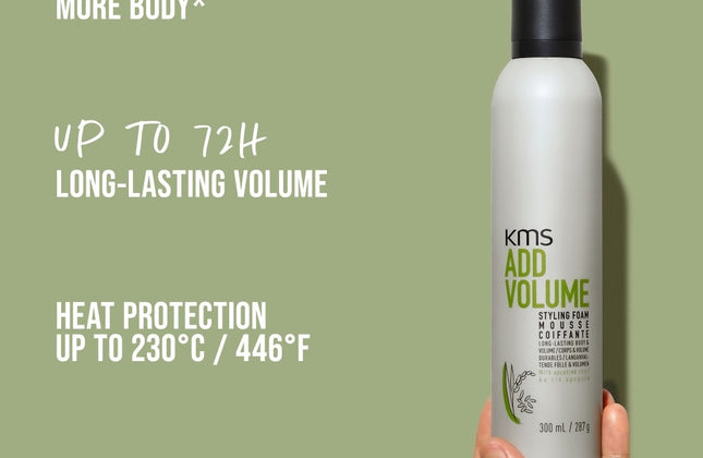 KMS Hair Add Volume Styling Foam Mousse - 300 ml