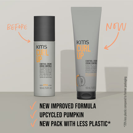 KMS Hair Curl Up Control Creme - 150ml