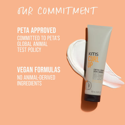 KMS Hair Curl Up Control Creme - 150ml