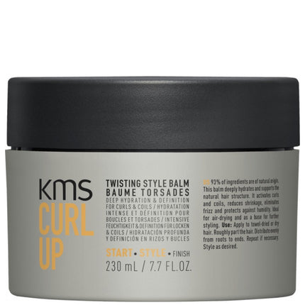 KMS Hair Curl Up Twisting Style Balm -  230ml - Sale