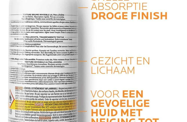 La Roche-Posay Anthelios Ultra-Light Invisible Mist SPF50+ - 200ml