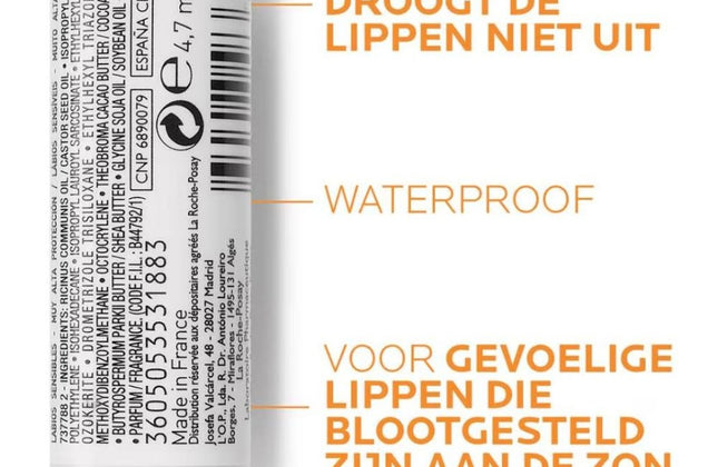 La Roche-Posay Anthelios Zonnebrand Lipstick SPF50+ - 4,7ml