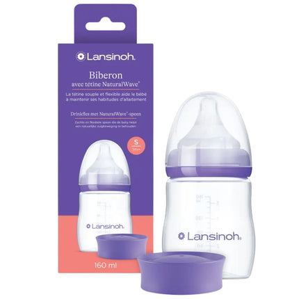 Lansinoh NaturalWave Babyfles - 160 ml - 1st