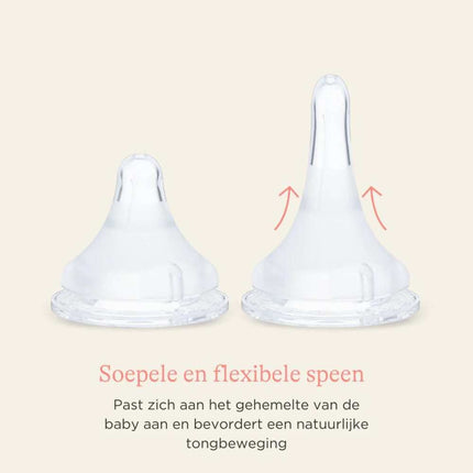 Lansinoh NaturalWave Babyfles - 240 ml - 1st