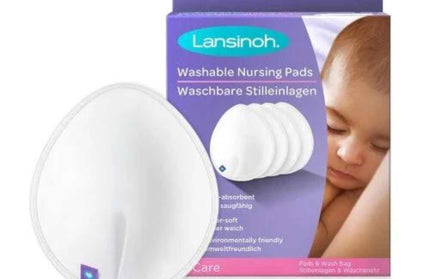 Lansinoh Wasbare Zoogcompressen Wit  - 4st