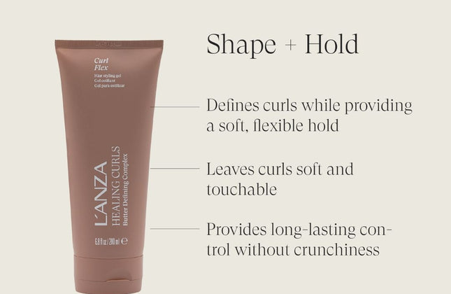 LANZA Healing Curls Curl Flex Memory Gel - 200ml
