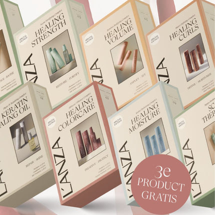 LANZA Healing Curls Giftset - 168+250+300ml