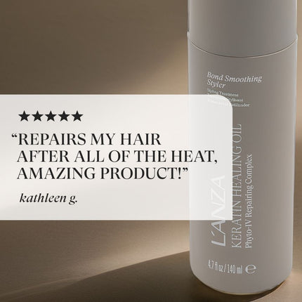 LANZA Keratin Healing Oil Bond Smoothing Styler - 140ml
