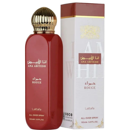 Lattafa Ana Abiyedh Rouge - All Over Spray - 150ml