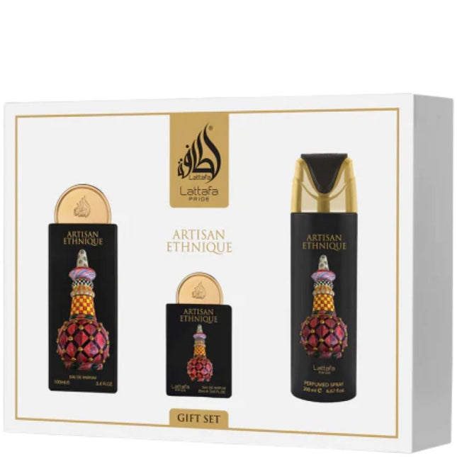 Lattafa Pride Artisan Ethnique Eau de Parfum Giftset