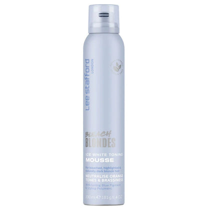 Lee Stafford Bleach Blondes Ice White Toning Mousse - 200ml