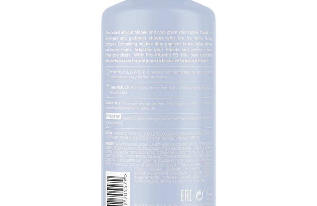 Lee Stafford Bleach Blondes Ice White Toning Shampoo - 250ml