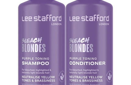 Lee Stafford Bleach Blondes Purple Toning Set - 2x250ml