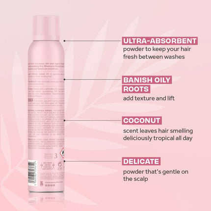 Lee Stafford CoCo LoCo & Agave Texturising Dry Shampoo - 200ml