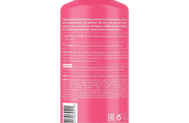 Lee Stafford For The Love of Curls Shampoo