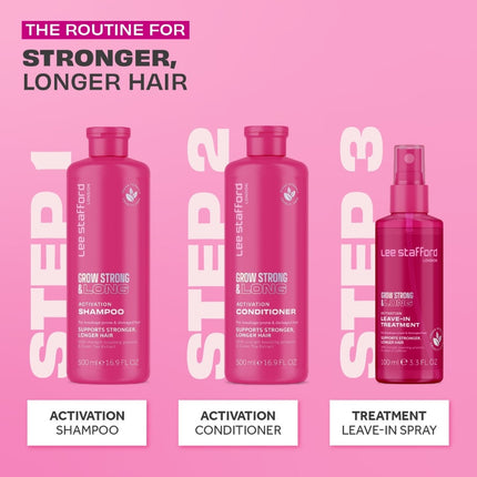 Lee Stafford Grow Long & Strong Activation Shampoo - 250ml