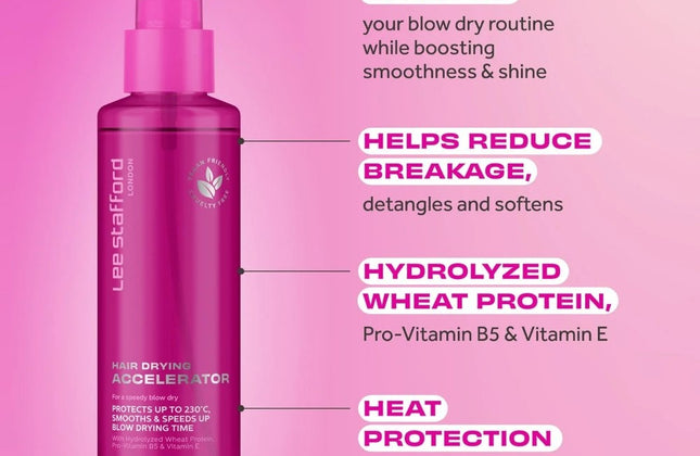 Lee Stafford Hair Drying Accelerator - 150ml