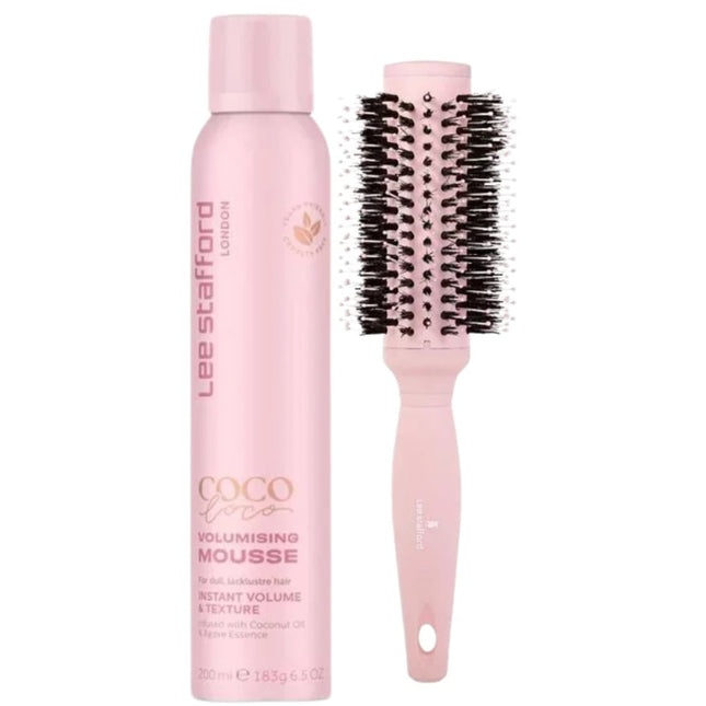 Lee Stafford Volume Blow Out Set - 200ml+Brush