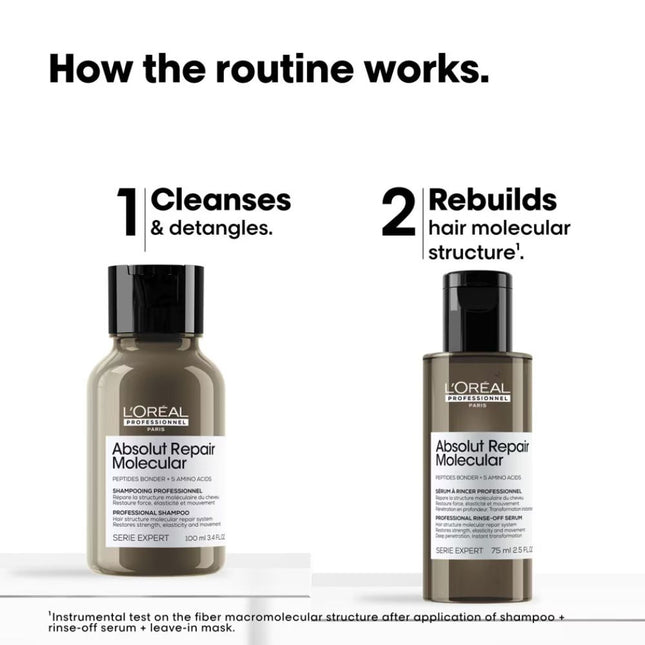 L'Oreal Absolut Repair Molecular Hair Repair Discovery Duo Set - 75ml+100ml